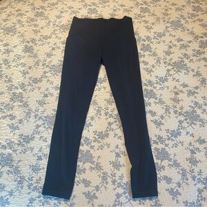 Athleta Salutation High-Rise Stash Navy Blue 7/8 Tight Size Small